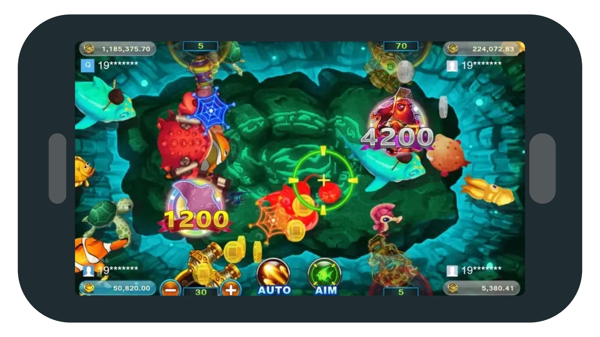 RSG 捕魚【八爪天下海霸王】遊戲畫面
